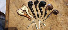  LOT DE 6  PIPES  ;courrieu; Ropp . Vieille Bruyère.Écume. Ébène...