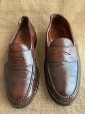 Mocassins Allen Edmonds Lindell Brown Shell Cordovan Penny taille UK 6 || US 7 E