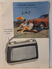 Schaub-Lorenz catalogue 1962/63 transistors portatifs doc originale Germany