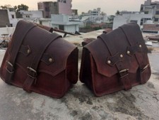 Sacoche de selle en cuir pour