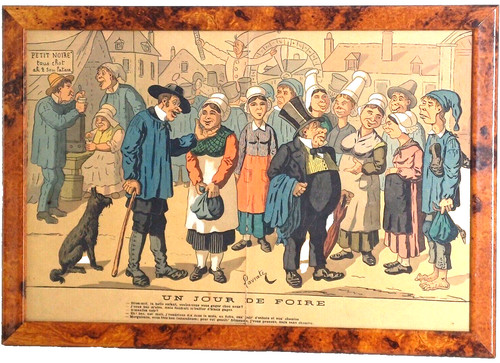 Gravure satirique lavrate - gravure,
