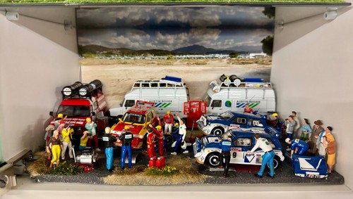 Diorama assistance rallye - diorama,