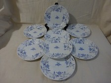 8 assiettes plates faïencerie