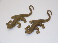 -2 LEZARDS BRONZE à Poser