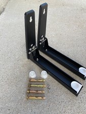 Support mural four micro-onde en acier inoxydable