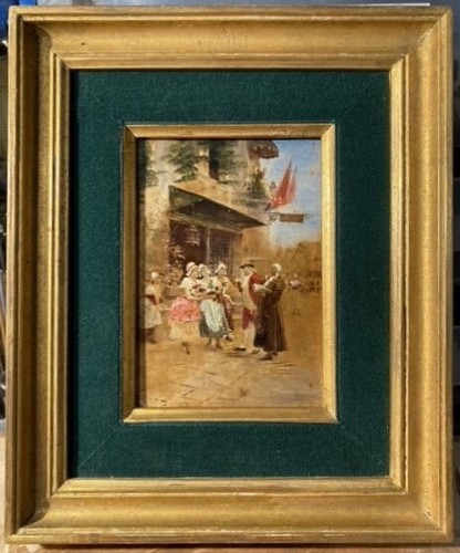 Tableau sur bois noyer une - sur,