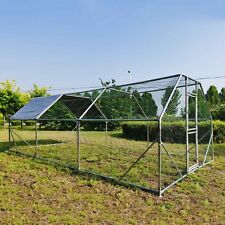 Enclos extérieur XXL 6x3x2m Volière Clapier Poulailler Abri Espace pour animaux