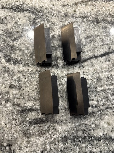 Four lego black castle corner - four,