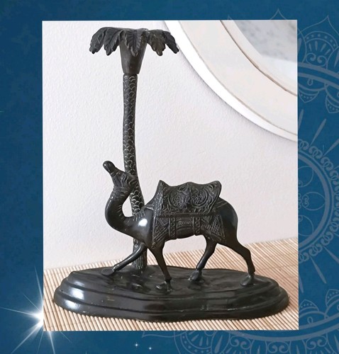 Bougeoir statuette bronze - statuette, en