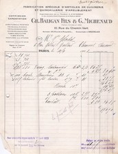 75 PARIS fabricant BALIGAN