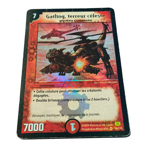 Sympa carte gatling - 7, terreur