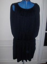 ROBE MAJE MODELE EMPIRE COULEUR NOIRE TAILLE M