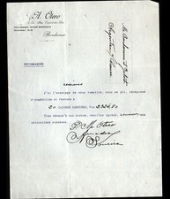 BORDEAUX (33) CONSERVERIE / CONSERVES de POISSONS sardines "A. OTERO" en 1918