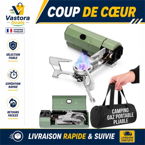 Réchaud gaz pliable - réchaud, 2600w