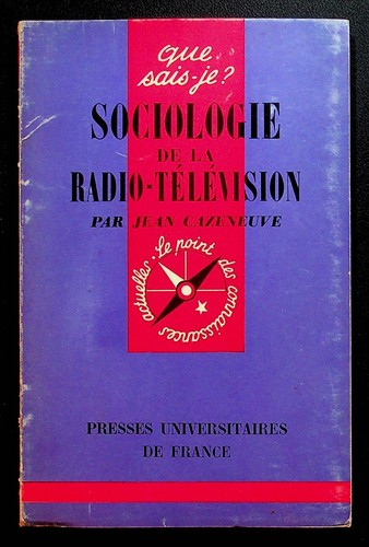 Jean cazeneuve sociologie de - jean, cazeneuve,