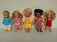 5x Vieux Poupée Gonflable Poupée Caoutchouc 60er 70er 80er Années