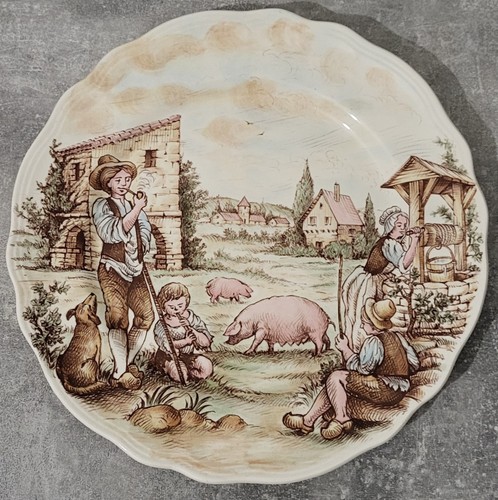 Assiette decorative scènes - assiette,
