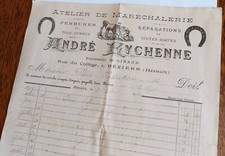 Ancienne Facture 1899