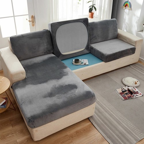 Velvet replacement sofa - replacement, seat