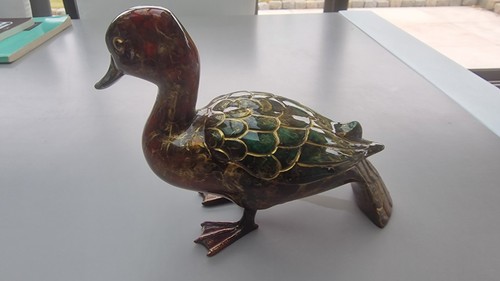 Tres beau canard résine - canard,
