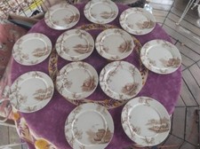 12 Assiettes Plate Terre de