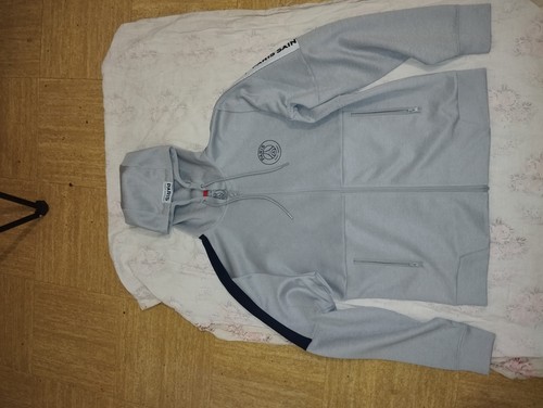 Sweat capuche bleu ciel - sweat, a