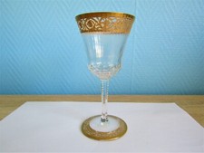 Verre 14,4 cm en cristal de Saint Louis signé modèle Thistle ( Lot K )
