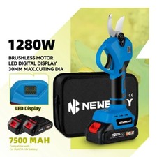 Ciseaux d'élagage sans fil 18V coupe-branches électriques outil jardin efficace