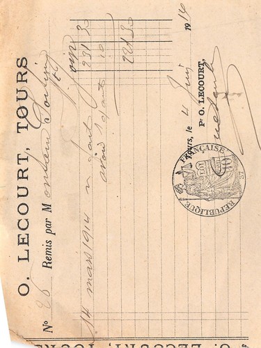 1914 lecourt tours - o,