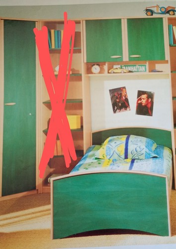 Pont lit une - lit, place