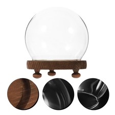 Globe À Fleurs En Verre