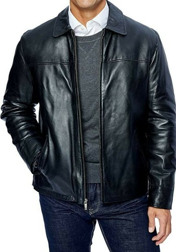 Veste classique cuir - veste, en
