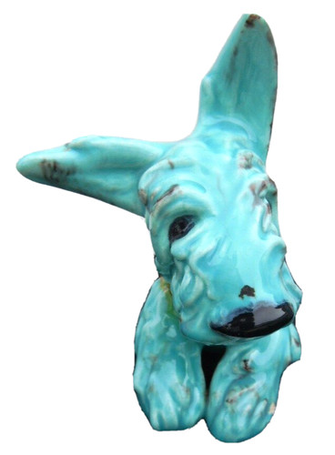 Sculpture chien scottish