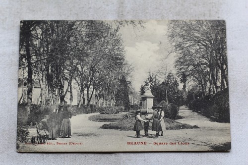 Cpa 1915 beaune square des - cpa, beaune,