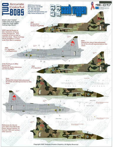 Twobobs scale decals - twobobs, 1/48