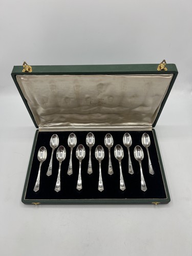 Cuilleres moka en vermeil - 12,