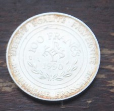 piece 100f argent