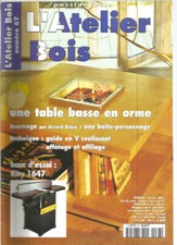 L'ATELIER DU BOIS N°67 GUIDE EN V COULISSANT / AFFUTAGE ET AFFILAGE / KITY 1647