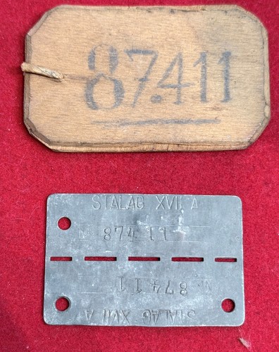 Militaria prisonnier plaque - militaria,