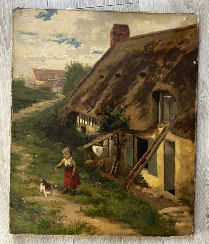Hst tableau signé - hst, charles