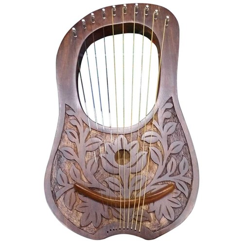 Gravé lyre harpe - lyre,