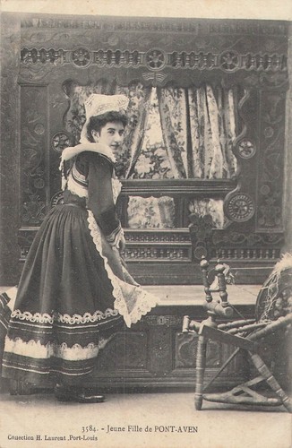 Jeune fille pont aven - fille, pont-aven