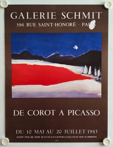 Affiche corot picasso - de, à