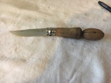 Opinel Inox N 8 Manche Bois Sculté Ballon Rugby