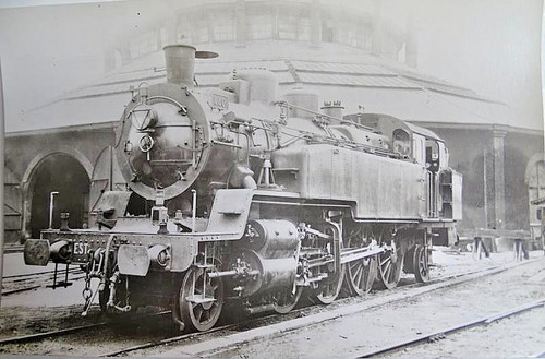 Carte photo cpa train - carte,