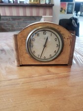 Pendule Horloge J Junghans XIXÉME Contour Bois