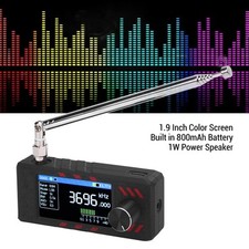 Mini Récepteur Radio HF SW MW VHF AM FM SSB Récepteur De 1 9 Pouce Écran De