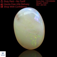 Pierre précieuse cabochon cabochon naturelle ovale australienne de 9,00 cts...