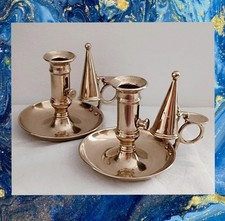 Paire d'anciens Bougeoirs Rat