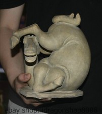 11.2 "statue de cirque de Feng Shui de chaoming en porcelaine du four chinois"